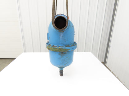 Wright Austin Type T 3" NPT Gas Liquid Separator 160 PSI 450°F Cast Iron