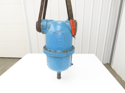 Wright Austin Type T 3" NPT Gas Liquid Separator 160 PSI 450°F Cast Iron