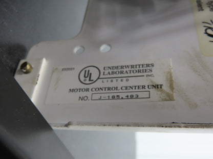 Siemens 32-89258 Combination Bucket Breaker MCC Starter Fused 600VAC 10HP 3Ph