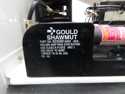 Siemens 32-89258 Combination Bucket Breaker MCC Starter Fused 600VAC 10HP 3Ph