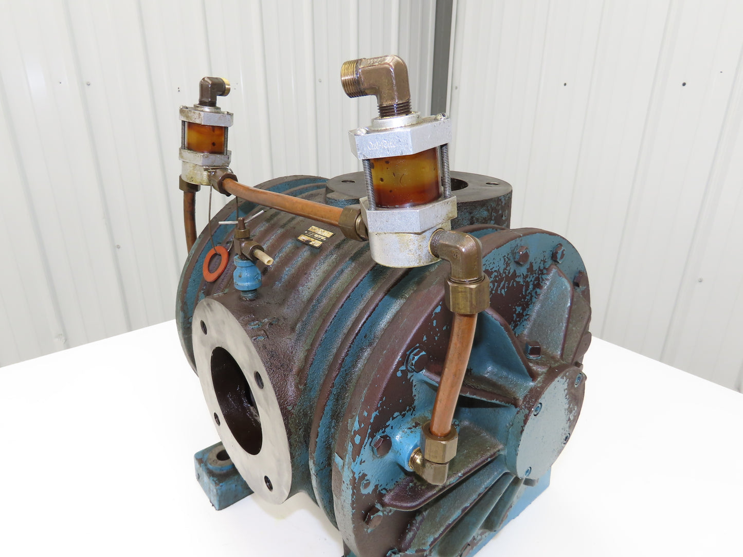 Pneumotive 107-J Sliding Vane Pump 4"x 4" Flanged Positive Displacement