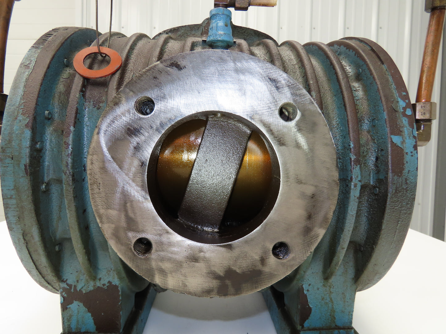 Pneumotive 107-J Sliding Vane Pump 4"x 4" Flanged Positive Displacement