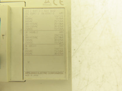 Mitsubishi Electric NF250-CV 150A Molded Case Circuit Breaker 600V 3PH w/ Guards