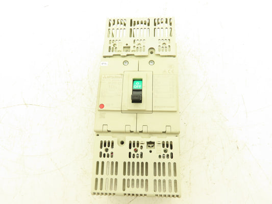 Mitsubishi Electric NF250-CV 150A Molded Case Circuit Breaker 600V 3PH w/ Guards