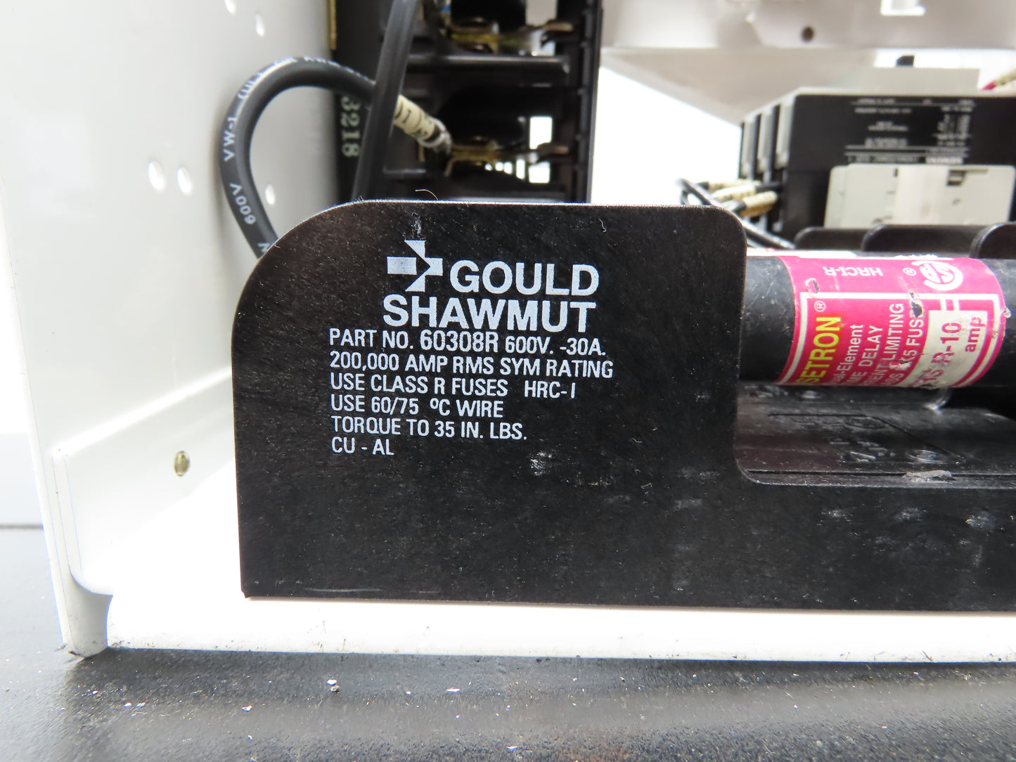 Siemens 32-89258 Combination Bucket Breaker MCC Starter Fused 600VAC 10HP 3Ph