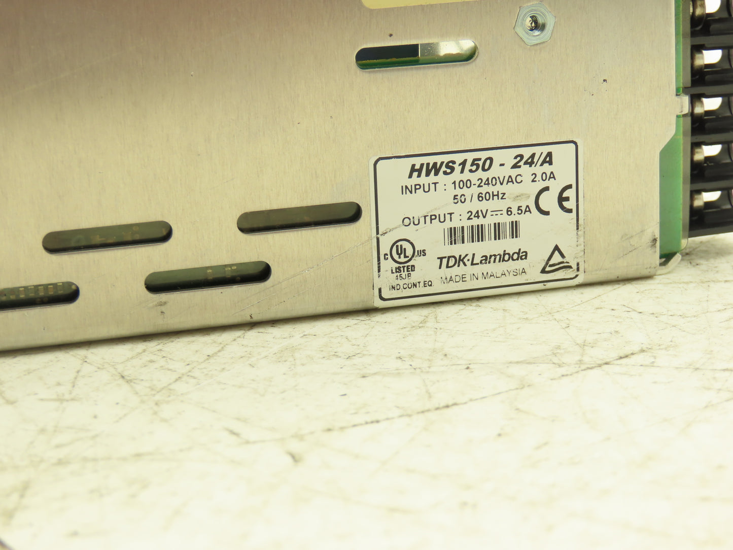 TDK Lambda HWS150-24/A Power Supply 24VDC 6.5A 100-240VAC 50/60Hz Lot of 7