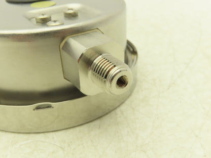 McDaniel Controls AYNH3 Ammonia Pressure Gauge 4" Dial -30"HG 0-160 PSI 1/4" NPT