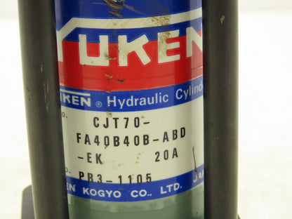 Yuken CJT70-FA40B40B-ABD-EK Hydraulic Cylinder 40mm Bore 40mm Stroke 1020psi