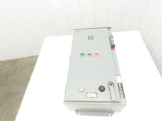 Square D 8536SC03 Combination Motor Starter NEMA Size 1  10HP 460V 3R Enclosure