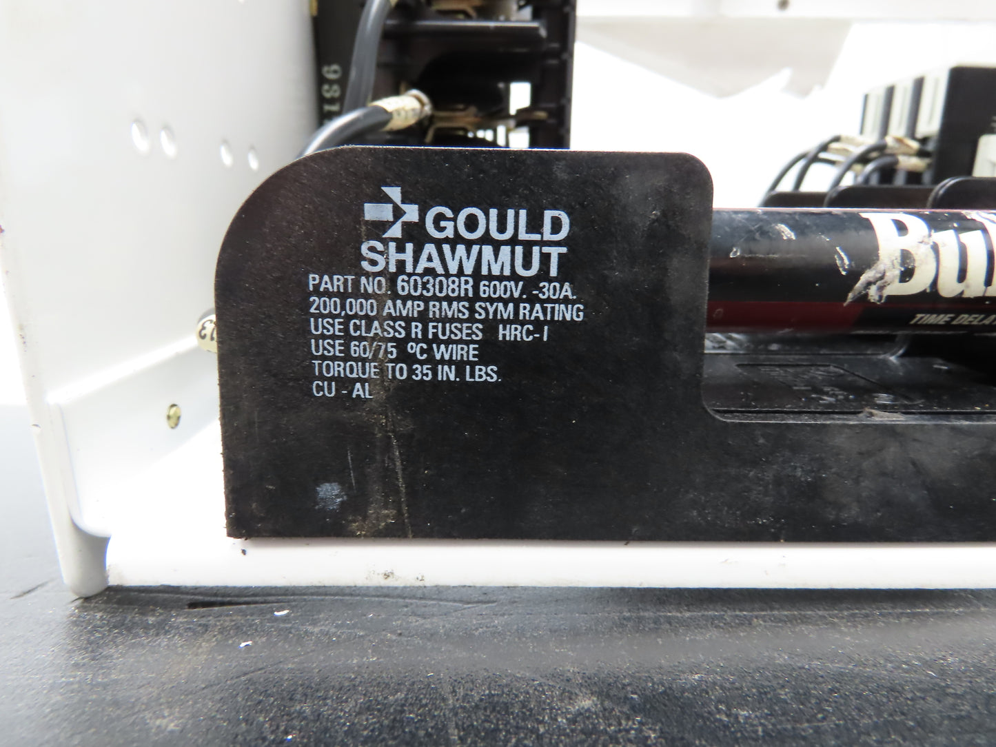 Siemens J-185 Combination Bucket Breaker MCC Starter Fused 600VAC 10HP 3Ph