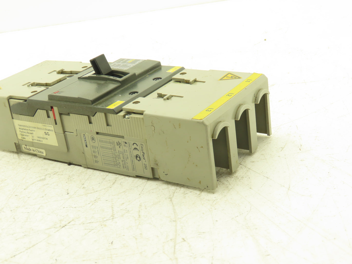 Schneider EZC 250N EasyPact Molded Case Circuit Breaker 150A 480VAC 3-Pole