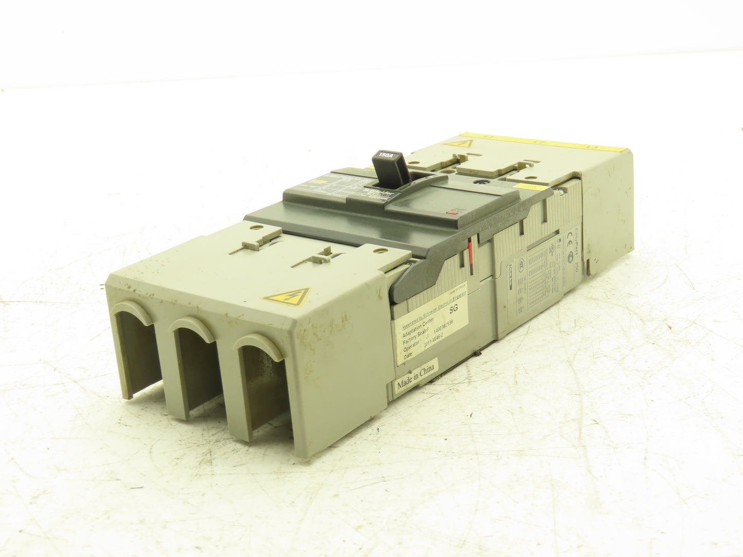 Schneider EZC 250N EasyPact Molded Case Circuit Breaker 150A 480VAC 3-Pole