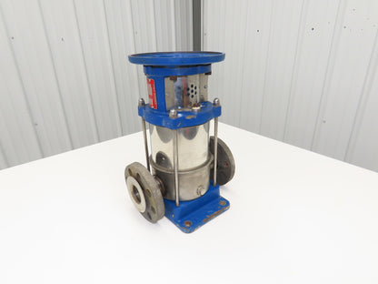 Pentair Aurora 393-4 Inline Multistage Centrifugal Pump 2x2"Flanged Stainless