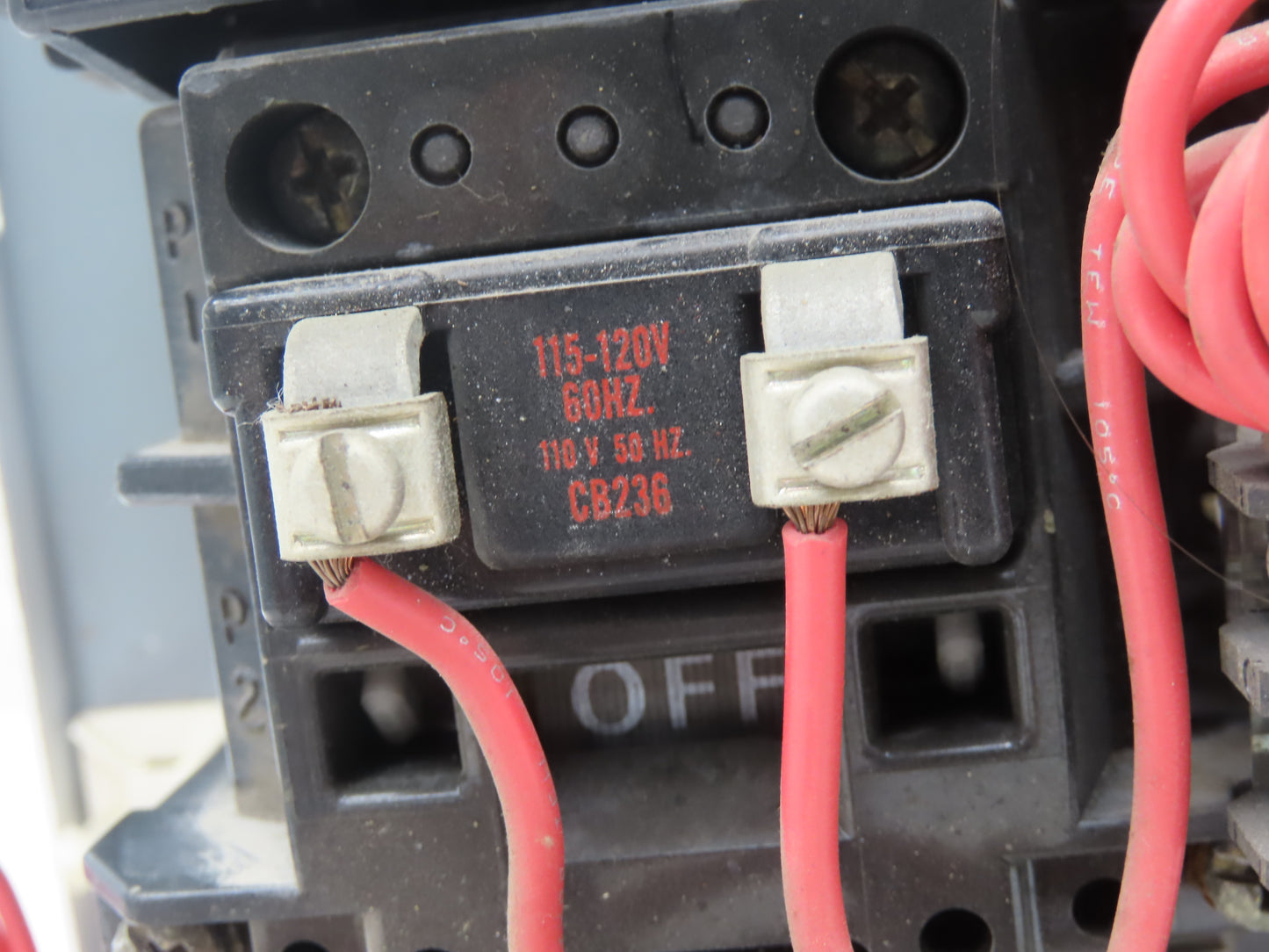 Allen Bradley 2106B Reversing Combination Motor Starter NEMA 1 MCC 10Hp 460V 20"