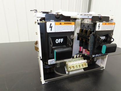 Siemens 30-89258 Bucket MCC Fused Motor Disconnect With 600V 50A Fuses
