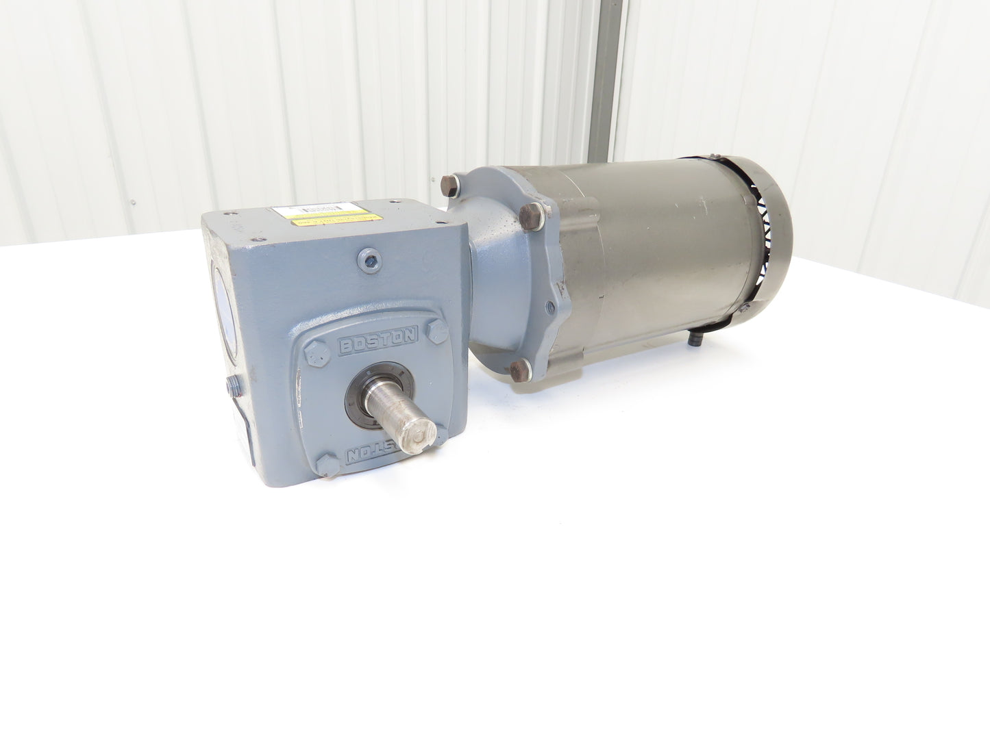 Baldor VM3538 Gearmotor 8:1 Boston Gear Reducer 216rpm 1/2Hp 230/460V 3PH 56C LH