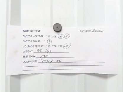 Baldor VM3538 Gearmotor 8:1 Boston Gear Reducer 216rpm 1/2Hp 230/460V 3PH 56C LH