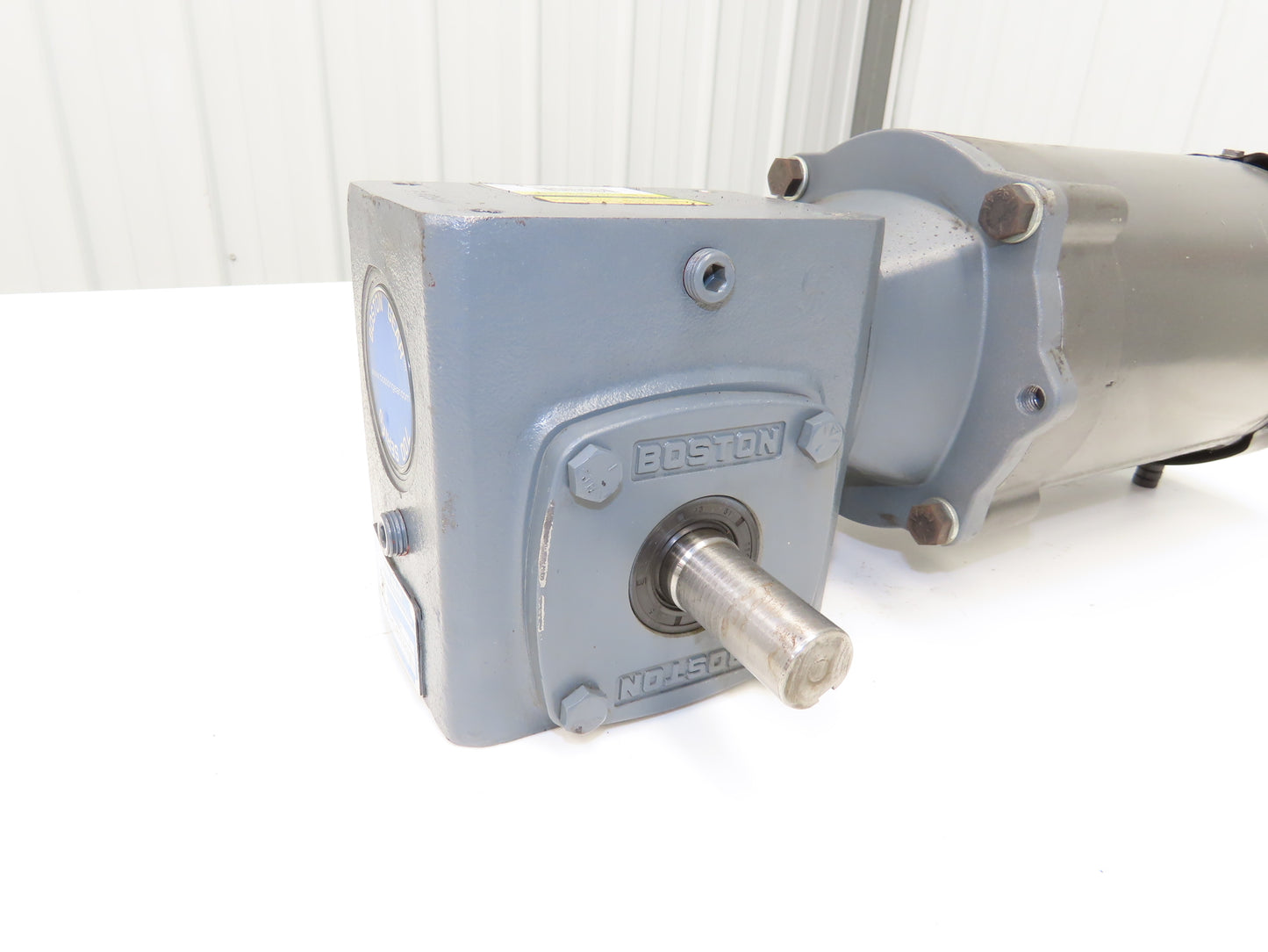 Baldor VM3538 Gearmotor 8:1 Boston Gear Reducer 216rpm 1/2Hp 230/460V 3PH 56C LH