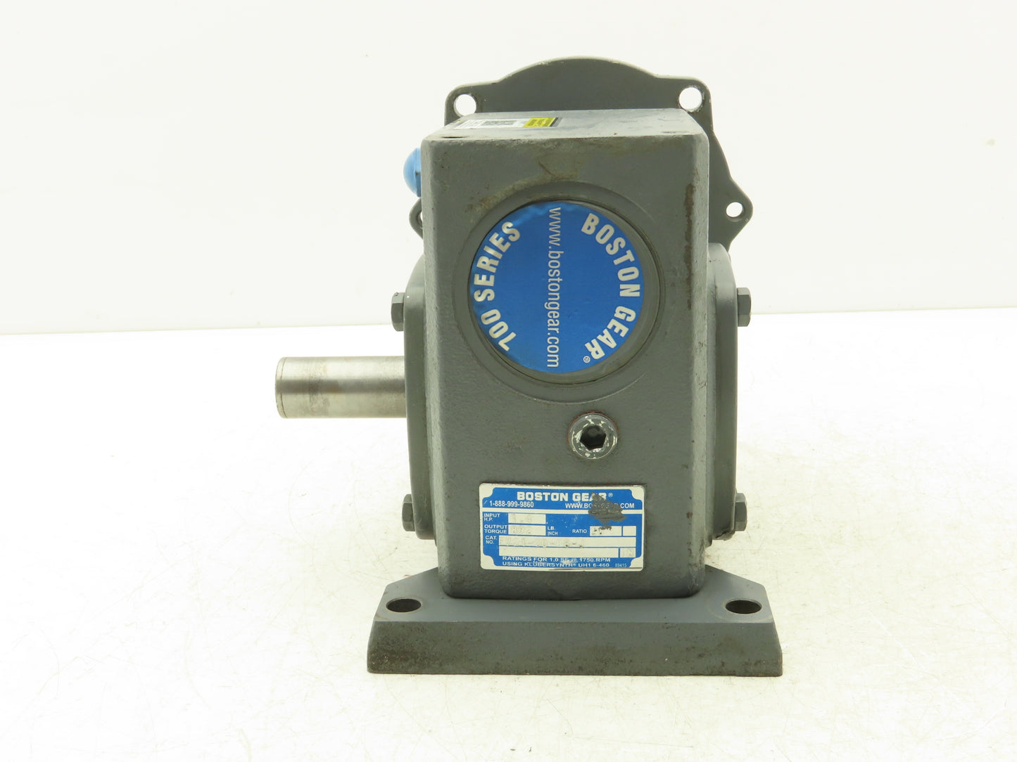 Boston Gear F721-20-B5-J Worm Gearbox 20:1 Reducer 88 RPM 1.4Hp 56C RH Output