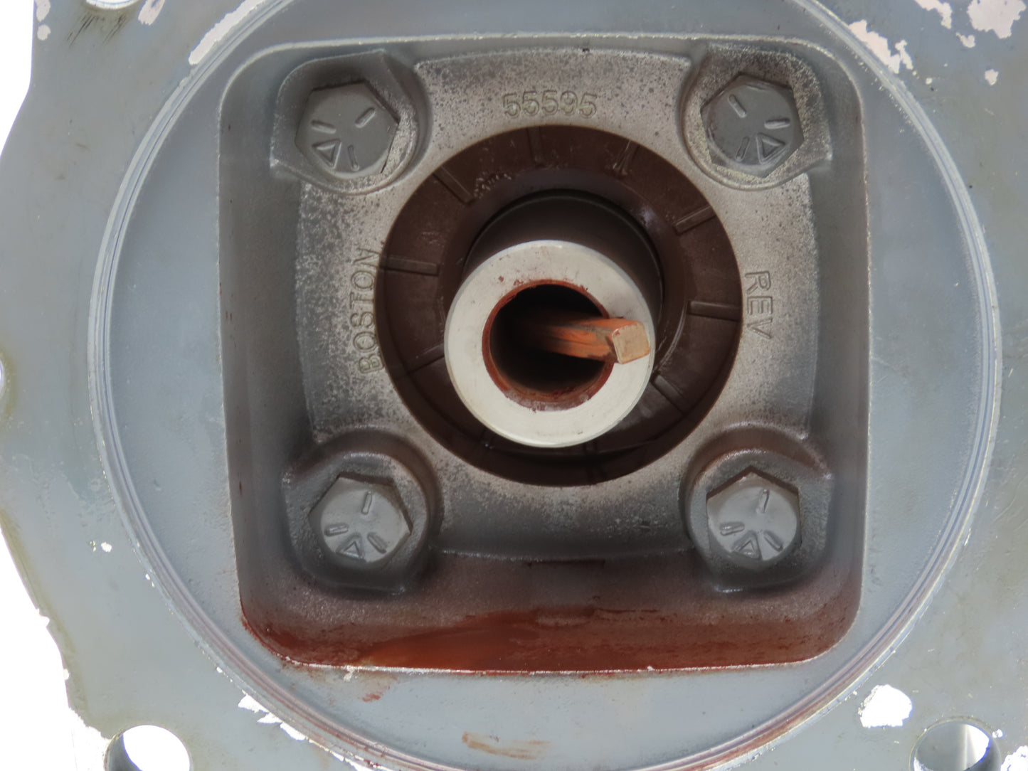 Boston Gear F721-20-B5-J Worm Gearbox 20:1 Reducer 88 RPM 1.4Hp 56C RH Output