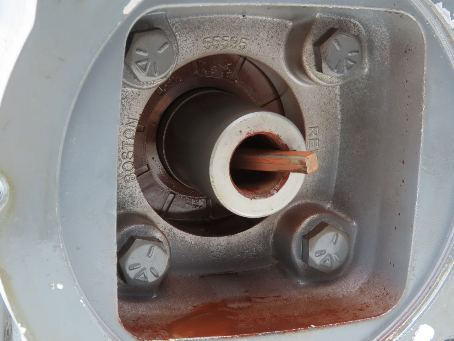 Boston Gear F721-20-B5-J Worm Gearbox 20:1 Reducer 88 RPM 1.4Hp 56C RH Output