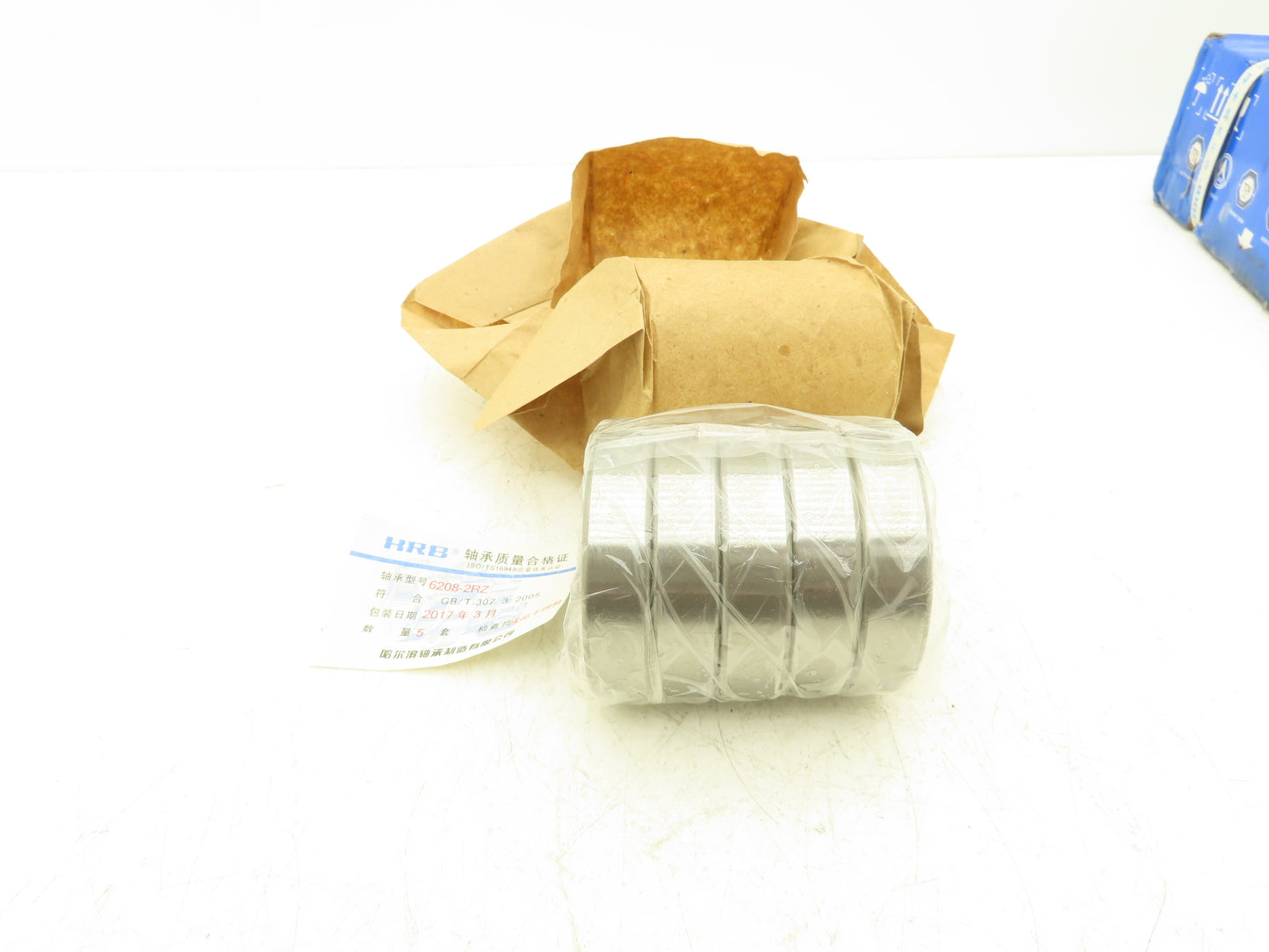 HRB 6208-2RZ Deep Groove Ball Bearing 40mm Bore 80mm OD 18mm W  Lot of 5