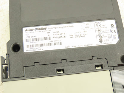 Allen Bradley 1756-ENBT ControlLogix Ethernet IP Communication Module FW 6.004