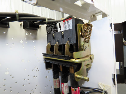 Siemens MCS603 Bucket MCC Fused Motor Disconnect With 600V Fuses One Missing