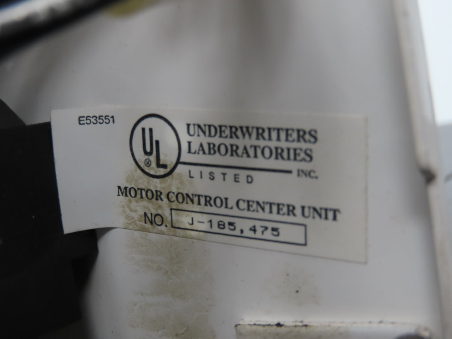 Siemens MCS603 Bucket MCC Fused Motor Disconnect With 600V Fuses One Missing