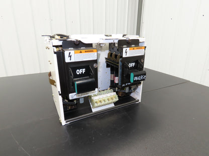 Siemens MCS603 Bucket MCC Fused Motor Disconnect With 600V Fuses One Missing