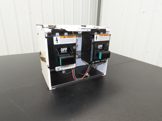 Siemens 51-42062 Bucket Two Breaker MCC 400/600VAC 15/30A 3 Pole 3Ph *Read