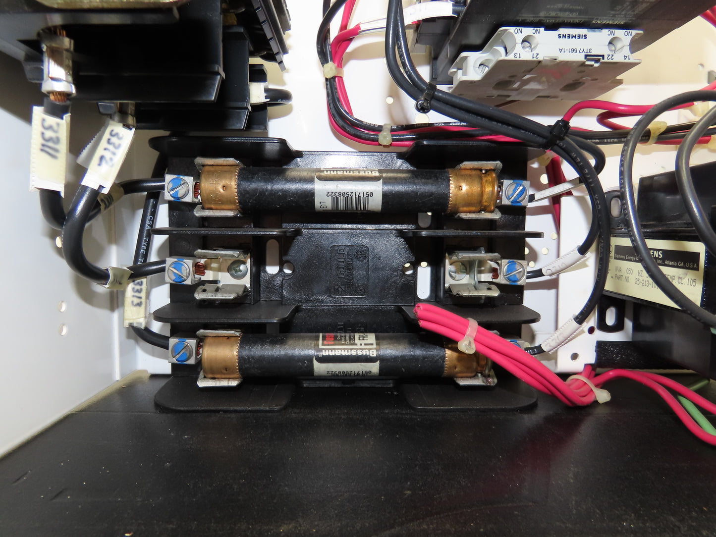 Siemens 32-89258 Combination Bucket Breaker MCC Starter Fused 600VAC 10HP 3Ph