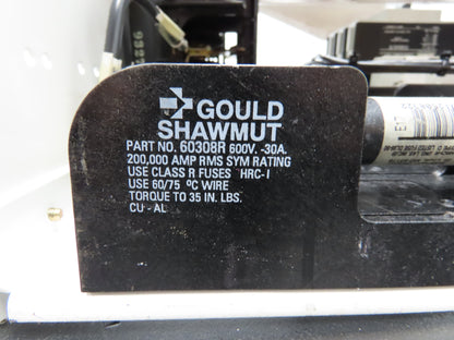 Siemens 32-89258 Combination Bucket Breaker MCC Starter Fused 600VAC 10HP 3Ph