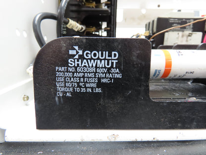 Siemens 32-89258 Combination Bucket Breaker MCC Starter Fused 600VAC 10HP 3Ph