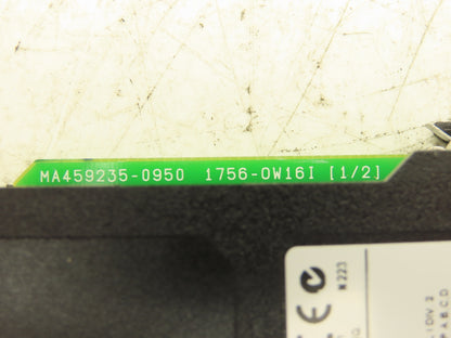 Allen Bradley 1756-OW16I ControlLogix 16PT Relay Isolated Output 24VDC Rev 3.2