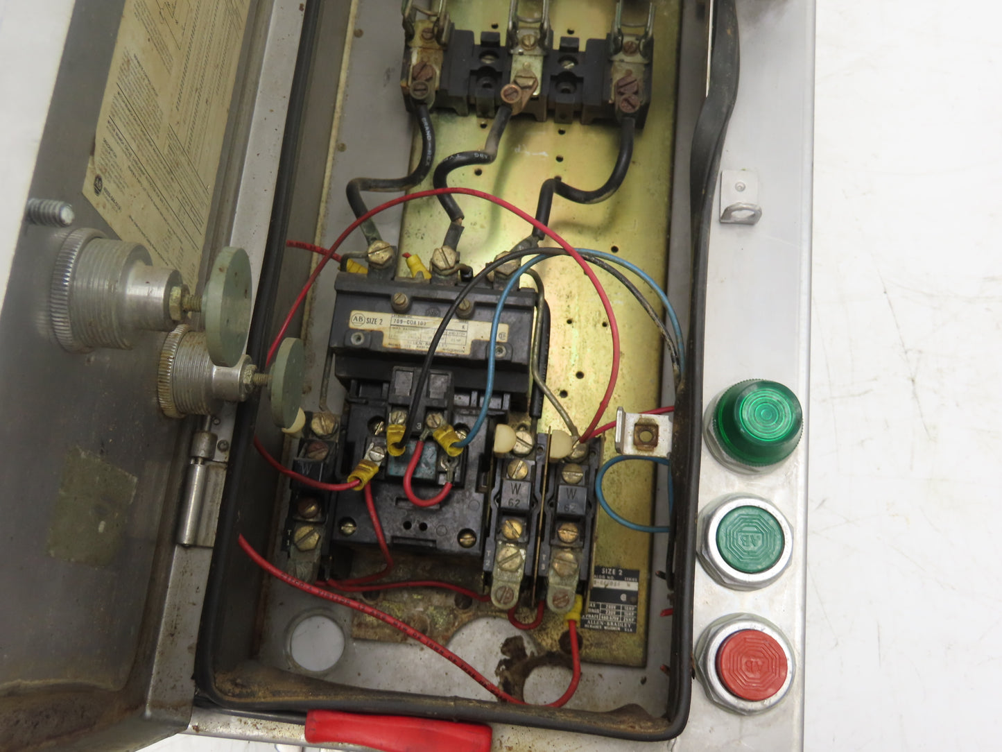 Allen Bradley 712-CCAD26 Combination Starter NEMA Size 2 Stainless 25HP 600V 3ph