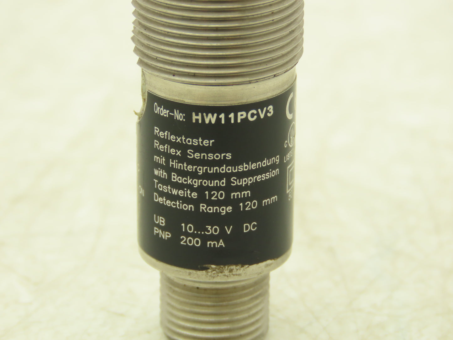 Wenglor HW11PCV3 Photoelectric Reflex Sensor Switch 10-30VDC