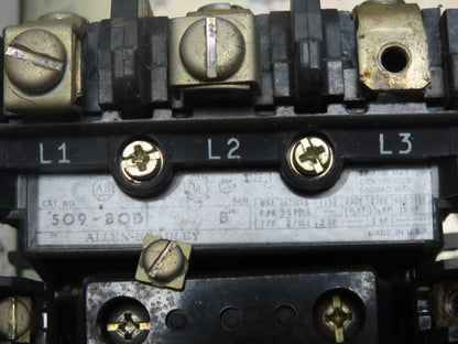 Allen Bradley 512-BCA-24 Combination Starter NEMA Size 1 Stainless 10HP 600V 3ph