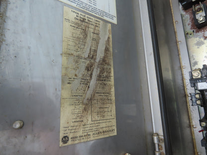 Allen Bradley 512-BCA-24 Combination Starter NEMA Size 1 Stainless 10HP 600V 3ph