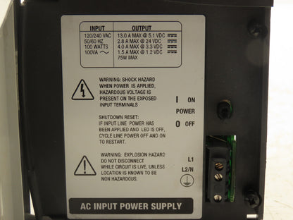 Allen Bradley 1756-PA75 ControlLogix PLC Rack AC Power Supply Module 120/240V