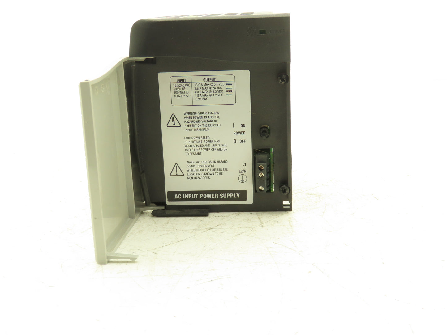 Allen Bradley 1756-PA75 ControlLogix PLC Rack AC Power Supply Module 120/240V