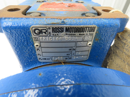 Rossi MR2I 40 FCIA 503 Double Recuction Worm Gearbox Hollow Shaft + Repair Kit