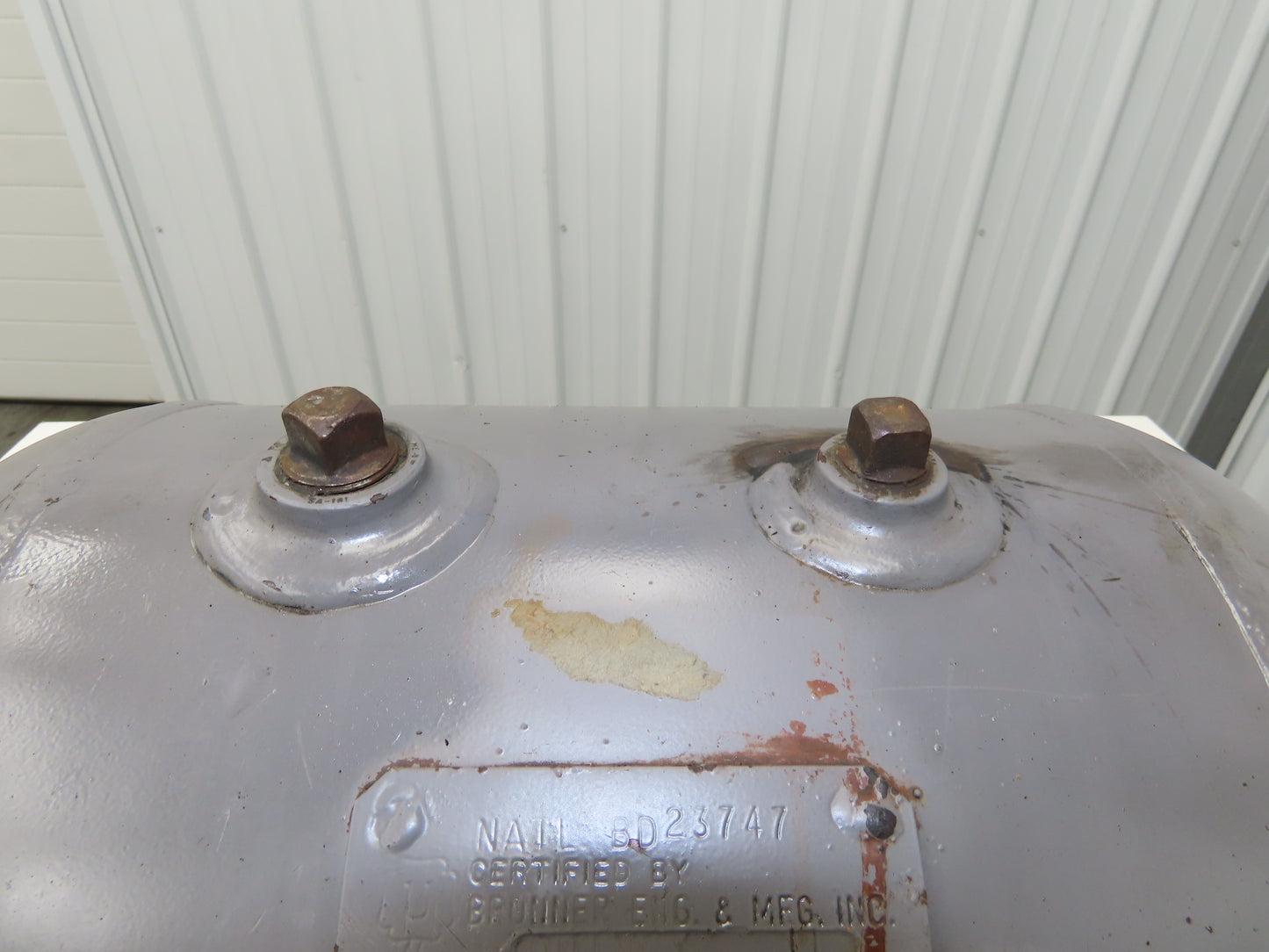 Brunner MDMT-20 Horizontal Compressed Air Tank Receiver 10 Gal 200 PSI 12"x 18"L