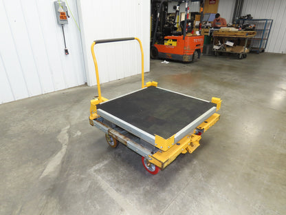 Scharine Hercu-Hauler 2000lbs 37.75x37.75" Platform 18" Deck Height Tow Cart