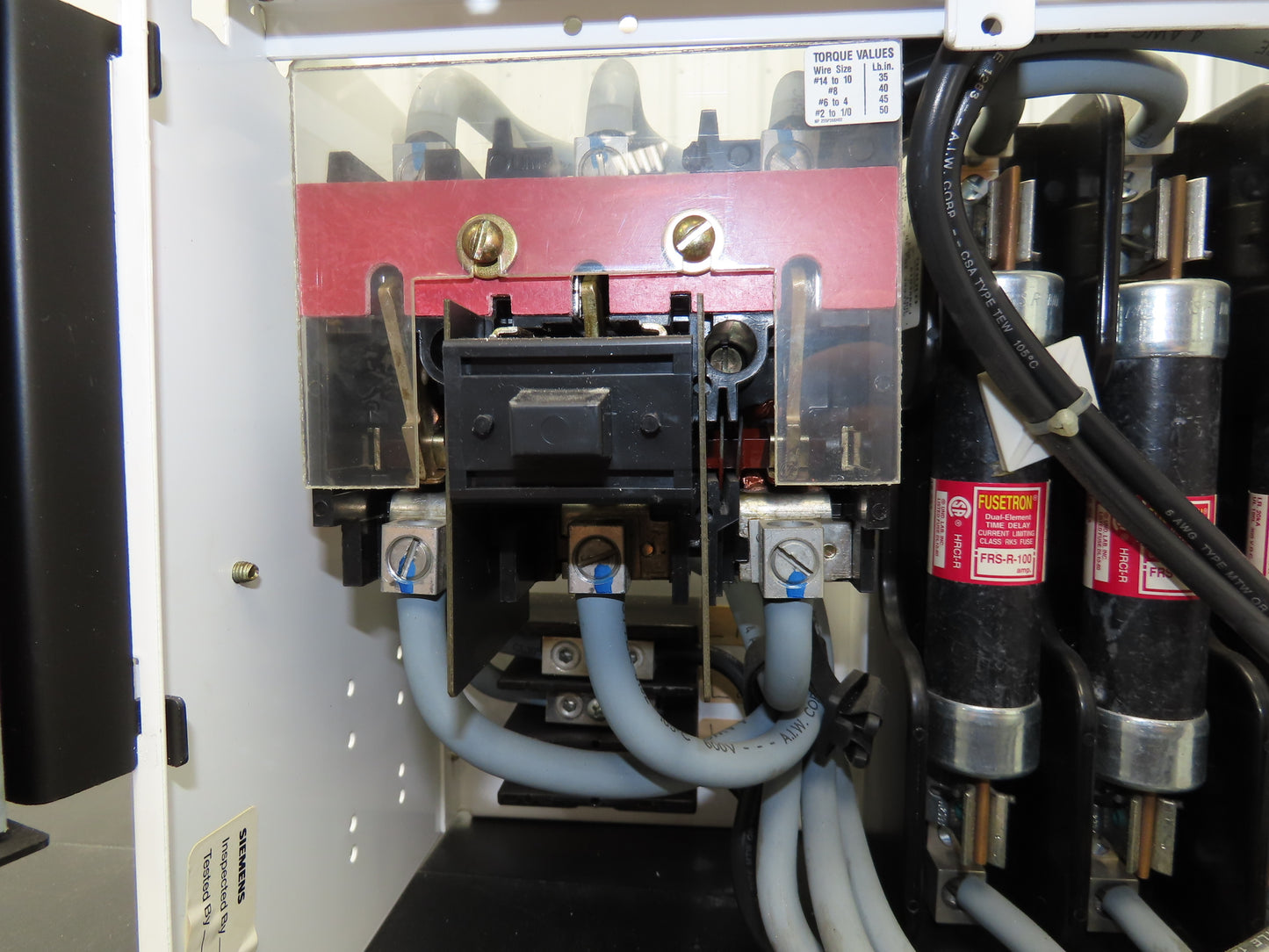 Siemens LS-237020 Bucket Breaker MCC Fused Motor Disconnect 600V 75Hp