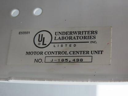 Siemens LS-237020 Bucket Breaker MCC Fused Motor Disconnect 600V 75Hp