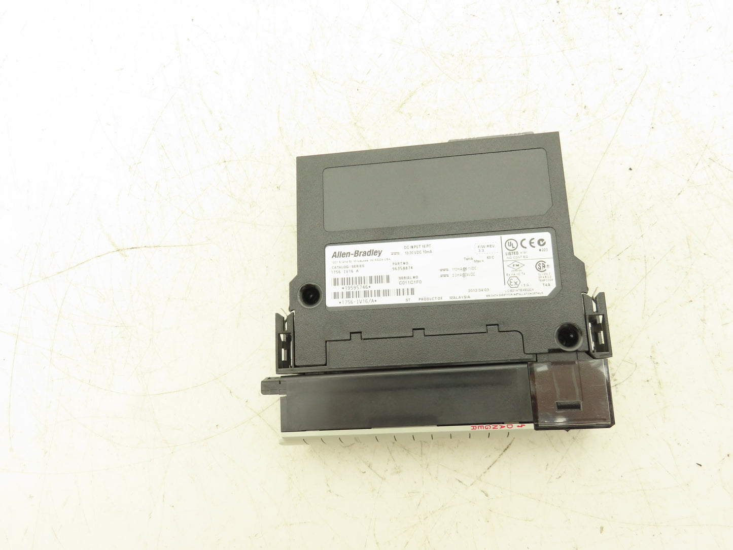 Allen Bradley 1756-A17 ControlLogix Series B 17-Slot Chassis w/ 3 Input Modules