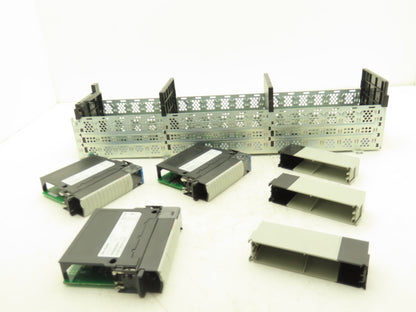 Allen Bradley 1756-A17 ControlLogix Series B 17-Slot Chassis w/ 3 Input Modules
