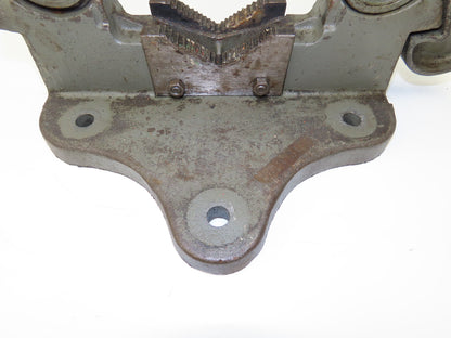 Reed Mfg No 64 Yoke Pipe Clamp Vise 1/4"-6" Pipe Size Bench Mount Hinged