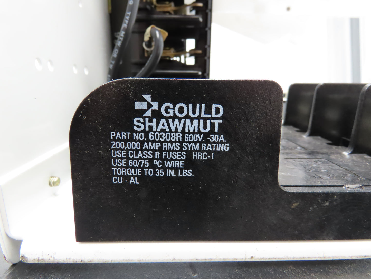 Siemens MCS603L Combination Bucket Breaker MCC Fused 600VAC 3Ph No Starter